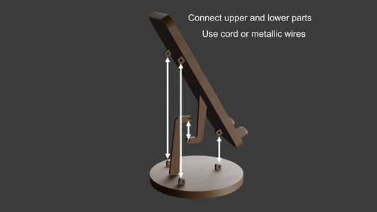 Floating Phone Stand - Assembly Instructions