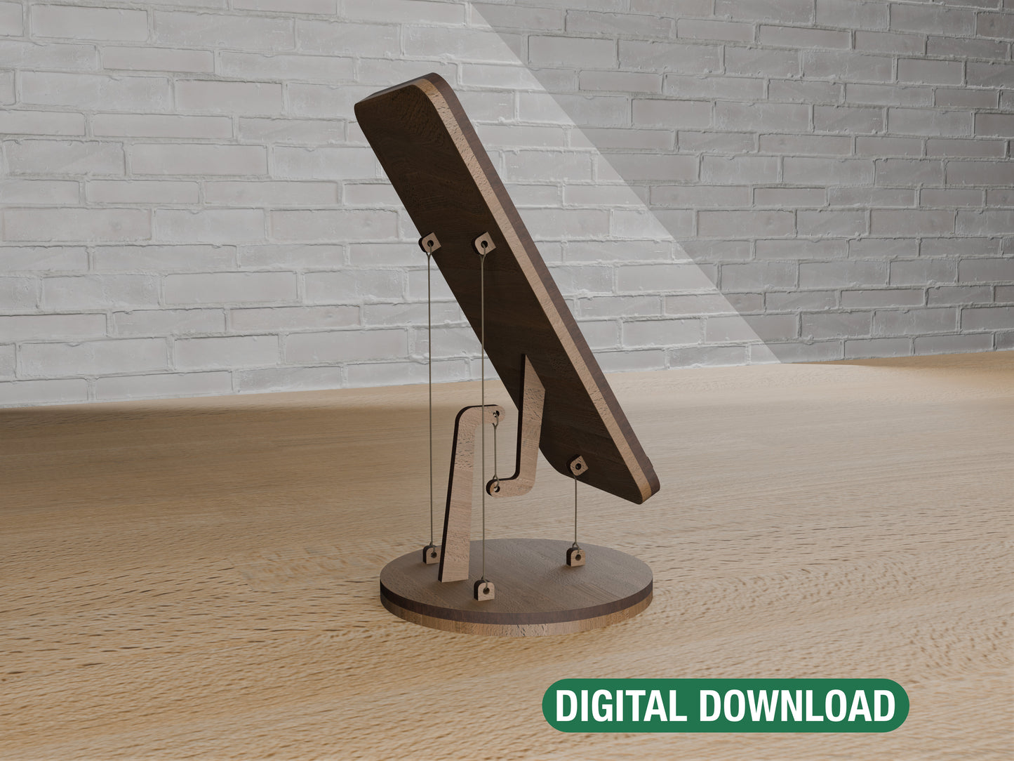 The Anti-Gravity Phone Stand | Tensegrity Laser Cut Files for Makers