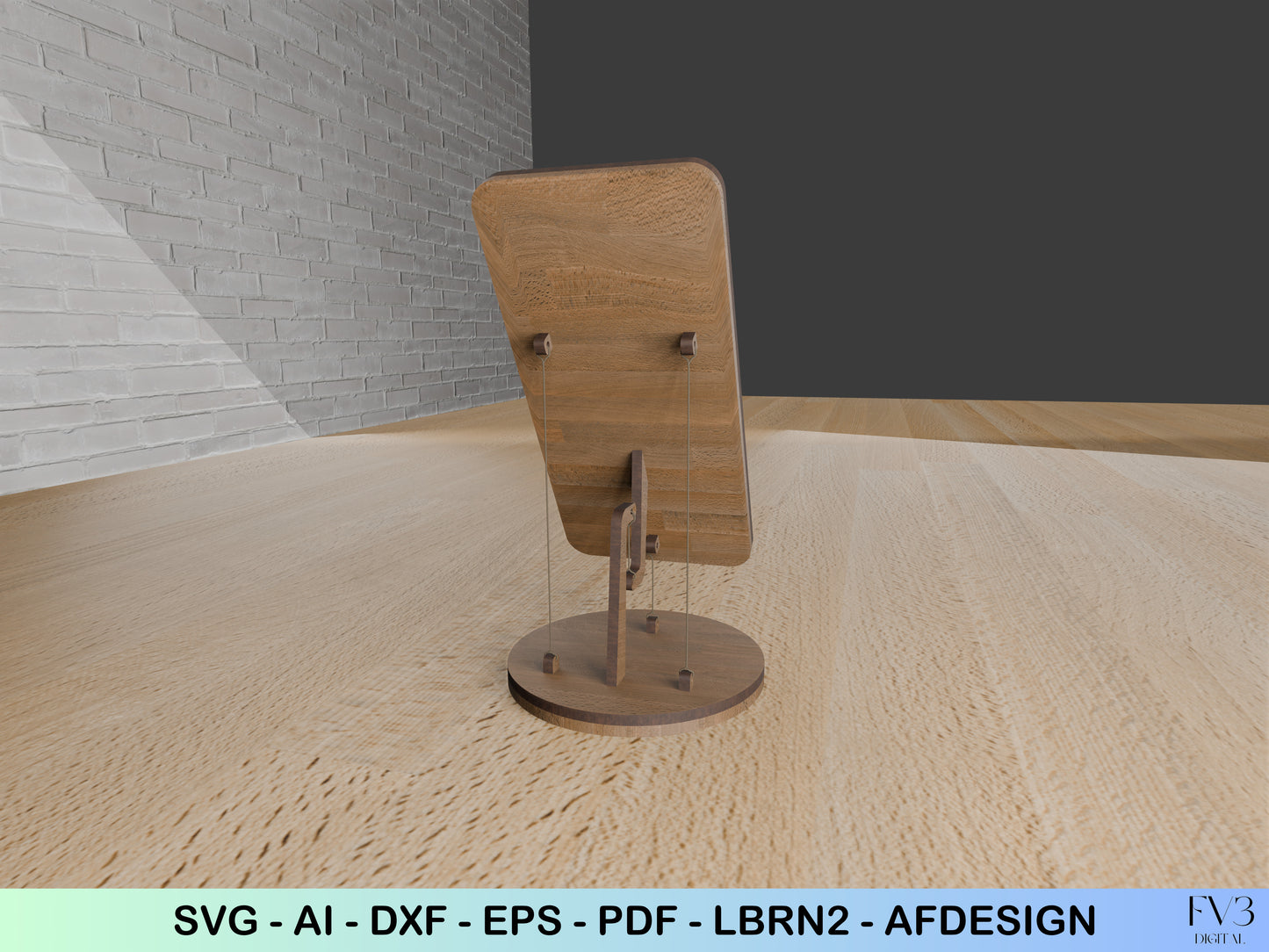 The Anti-Gravity Phone Stand | Tensegrity Laser Cut Files for Makers