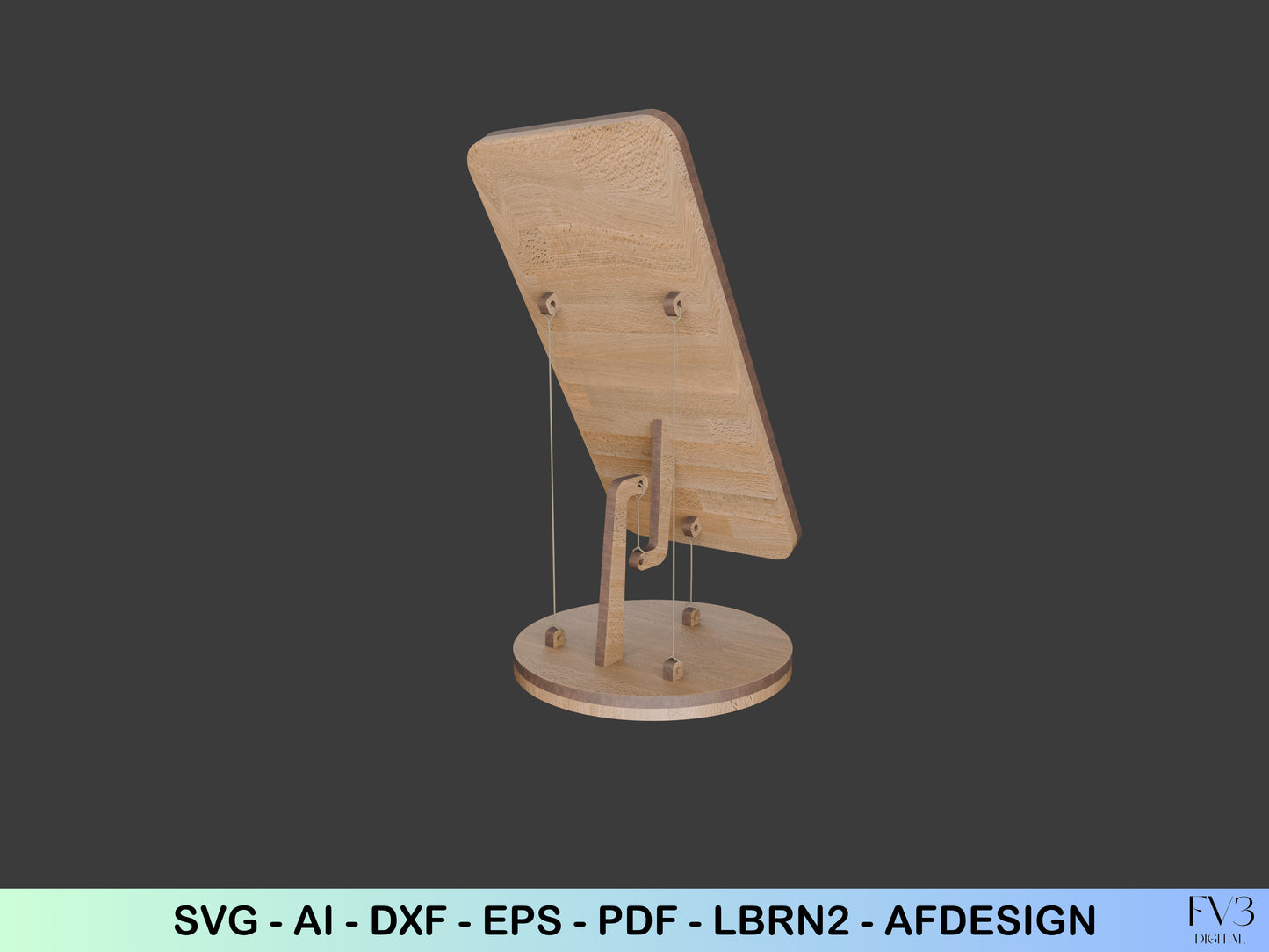 The Anti-Gravity Phone Stand | Tensegrity Laser Cut Files for Makers