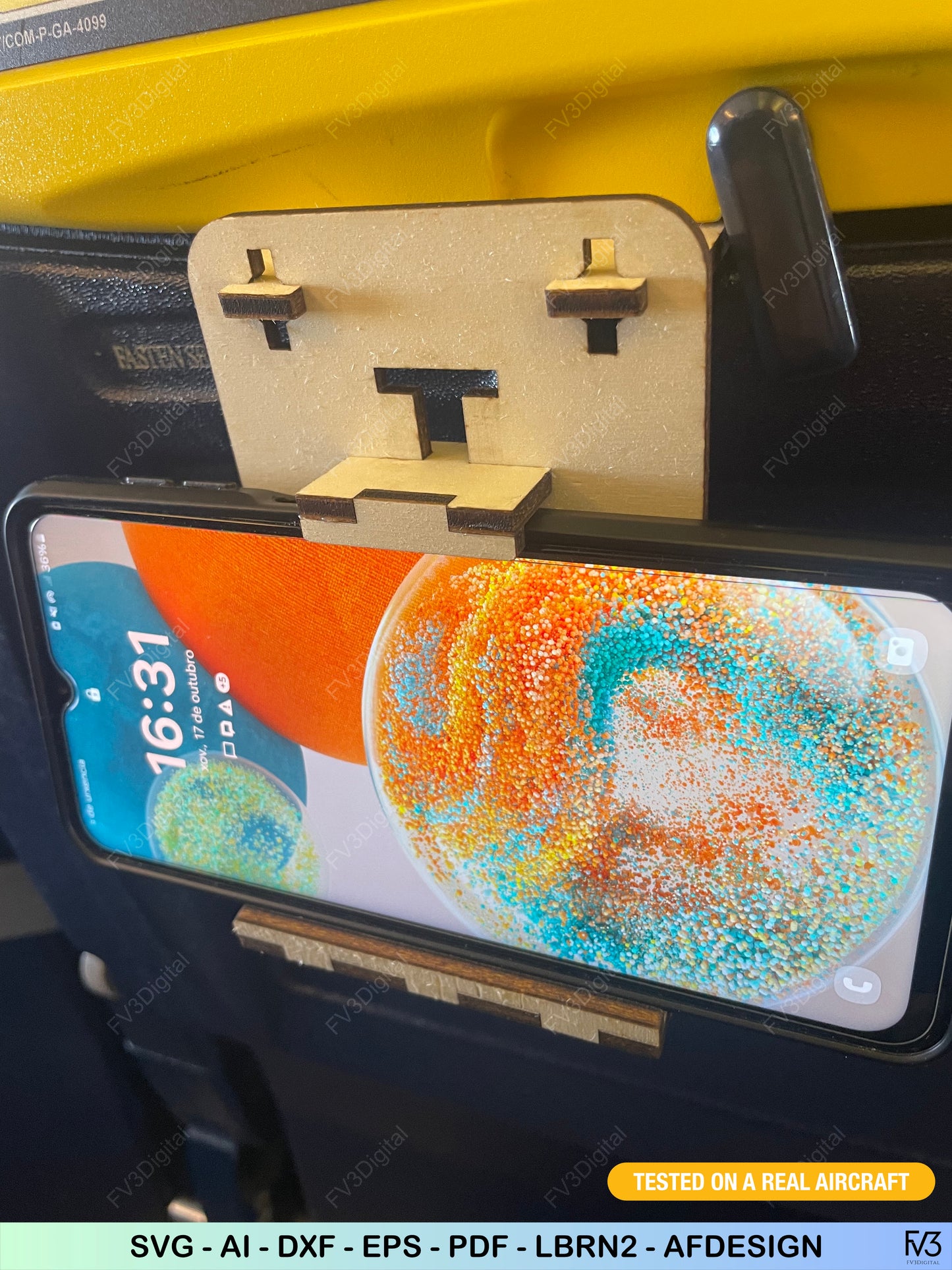 Laser Cut Files for an Airplane Phone Stand | A DIY Product Engineering Project