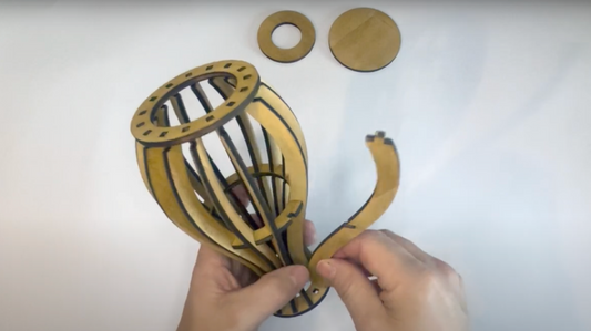 Wooden Vase - Assembly Instructions