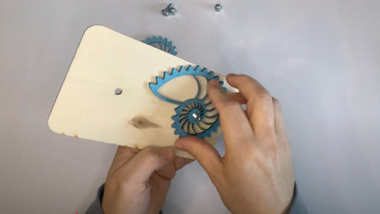 Nautilus wheels toy laser cut - Assembly Instructions