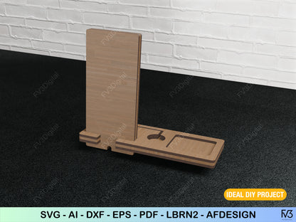 Desktop Organizer & Docking Station | Laser Cut Files for a Perfect DIY Tech Gift