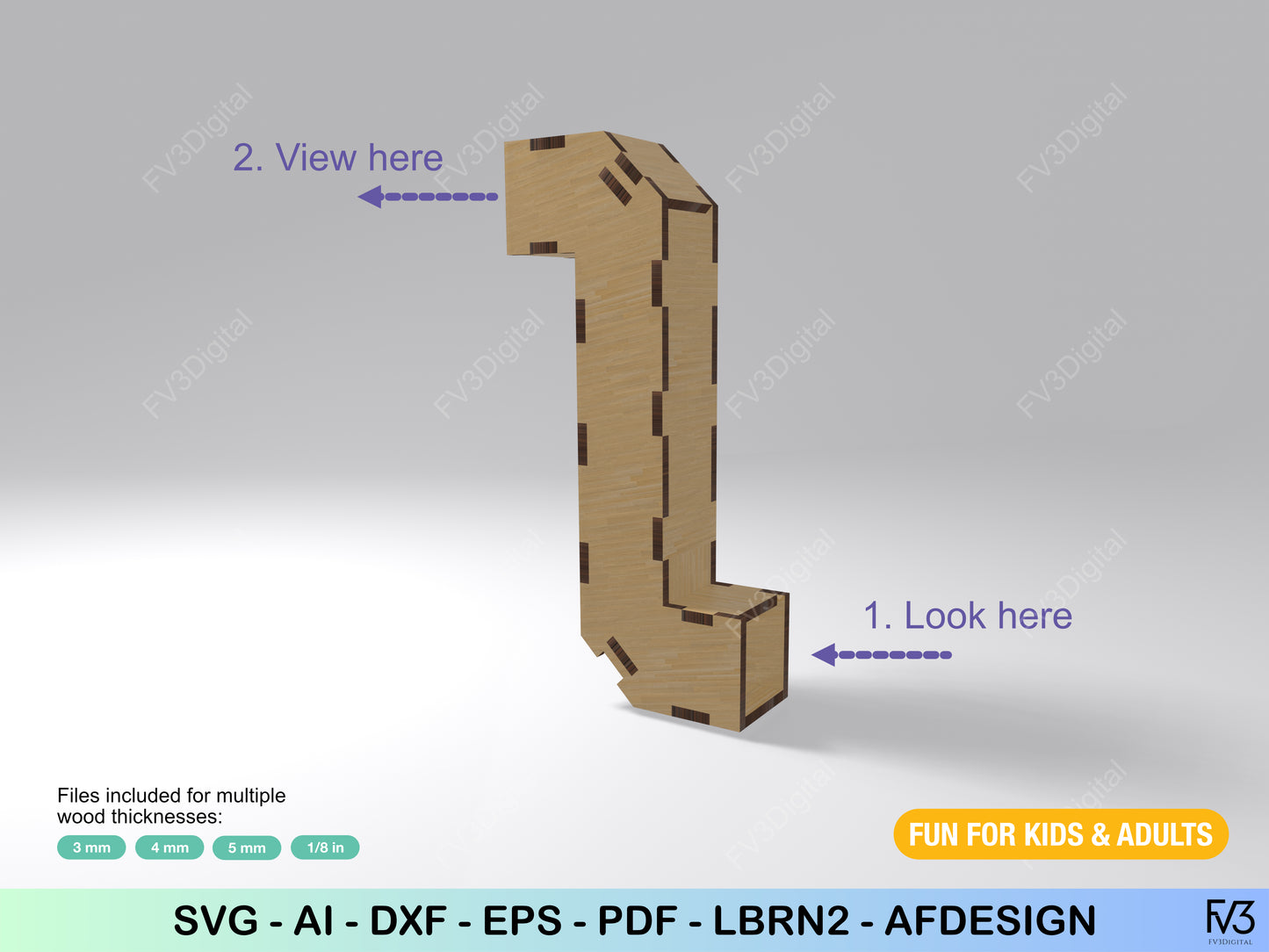 Periscope Laser Cut Files – DIY Optical STEM Project | Educational Reflection Science Model