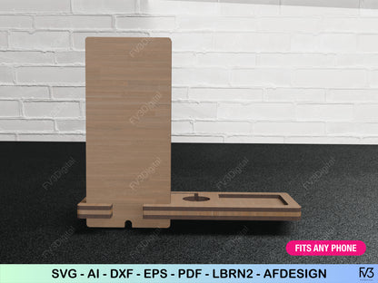 Desktop Organizer & Docking Station | Laser Cut Files for a Perfect DIY Tech Gift