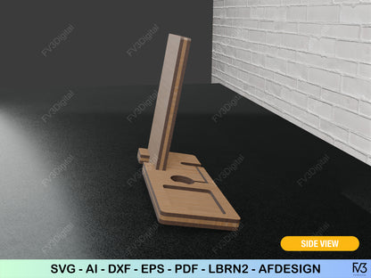 Desktop Organizer & Docking Station | Laser Cut Files for a Perfect DIY Tech Gift
