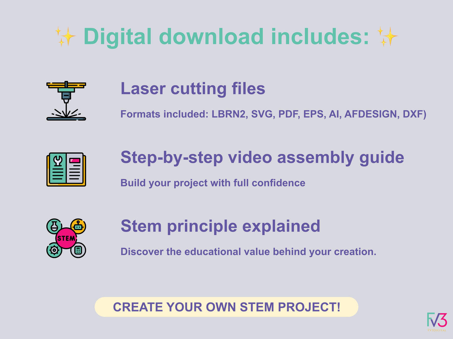 Interactive STEM Fidget Spinner with Gears: A Fun 2-in-1 Laser Cut Project