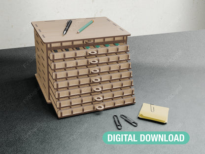 Laser Cut Pen Box Digital Download: Craft Your Perfect Pen Display. Ideal for Pen Collectors & DIY Enthusiasts - Instant download!