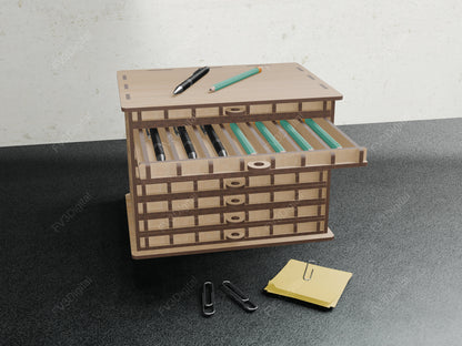 Laser Cut Pen Box Digital Download: Craft Your Perfect Pen Display. Ideal for Pen Collectors & DIY Enthusiasts - Instant download!