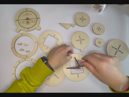 Build Your Own Aviation Clock | Laser Cut Files for a Classic 3D Instrument